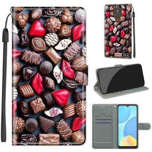 For Motorola Moto E7 Plus/G9 Play/G9 Voltage Coloured Drawing Magnetic Clasp Horizontal Flip PU Leather Case with Holder & Card Slots(C06 Red Lip Chocolate)