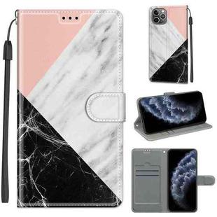 For iPhone 11 Pro Voltage Colored Drawing Magnetic Clasp Horizontal Flip PU Leather Case with Holder & Card Slots (C07 Pink White Black)