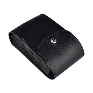 DY06 PU Leather Pattern Digital Accessory Storage Bag(Black)