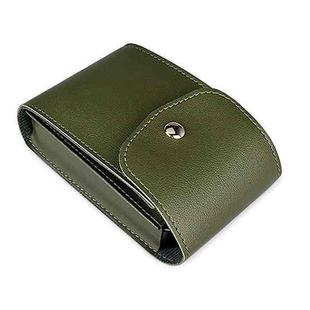 DY06 PU Leather Pattern Digital Accessory Storage Bag(ArmyGreen)