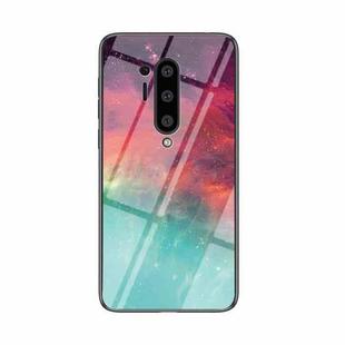 For OnePlus 8 Pro Starry Sky Painted Tempered Glass TPU Shockproof Protective Case(Color Starry Sky)