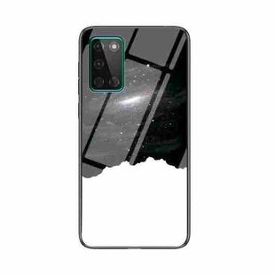 For OnePlus 8T Starry Sky Painted Tempered Glass TPU Shockproof Protective Case(Cosmic Starry Sky)