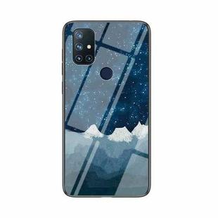 For OnePlus N10 5G Starry Sky Painted Tempered Glass TPU Shockproof Protective Case(Star Chess Rob)