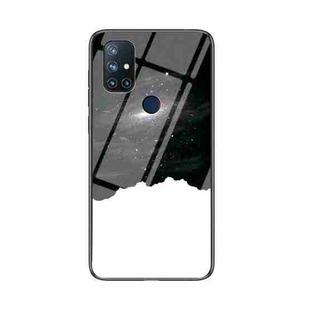 For OnePlus N10 5G Starry Sky Painted Tempered Glass TPU Shockproof Protective Case(Cosmic Starry Sky)