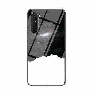 For OnePlus Nord Starry Sky Painted Tempered Glass TPU Shockproof Protective Case(Cosmic Starry Sky)