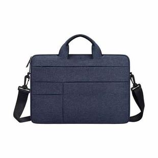 ND05SDJ Oxford Cloth + Nylon Laptop Portable Shoulder Bag, Size:14.1-15.4 inch(Navy Blue)