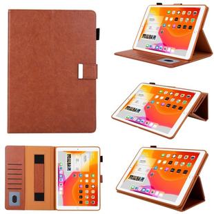 For iPad mini 1 / 2 / 3 / 4 / 5 Business Style Horizontal Flip Leather Case with Holder & Card Slot & Photo Frame & Wallet & Hand Strap & Sleep / Wake-up Function(Brown)