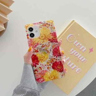 For iPhone 11 Shockproof Square Protective Case (Color Chrysanthemum)