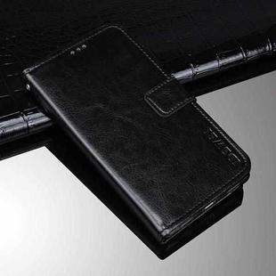 For Wiko Power U30 idewei Crazy Horse Texture Horizontal Flip Leather Case with Holder & Card Slots & Wallet(Black)