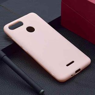 For Xiaomi Redmi 6 Candy Color TPU Case(Pink)