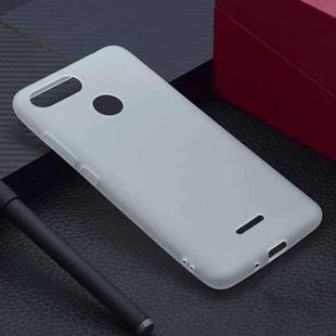 For Xiaomi Redmi 6 Candy Color TPU Case(White)