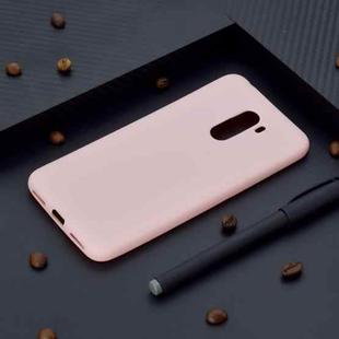 For Xiaomi Pocophone F1 Candy Color TPU Case(Pink)