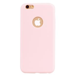 For iPhone 6s Plus / 6 Plus Candy Color TPU Case(Pink)