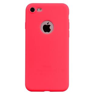 For iPhone SE 2022 / SE 2020 / 8 / 7 Candy Color TPU Case(Red)