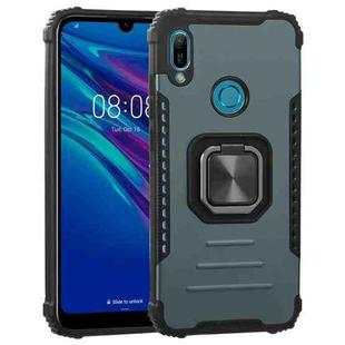 For Huawei Y6 (2019) / Y6 Pro 2019 / Y6s Fierce Warrior Series Armor All-inclusive Shockproof Aluminum Alloy + TPU Protective Case with Ring Holder(Green)