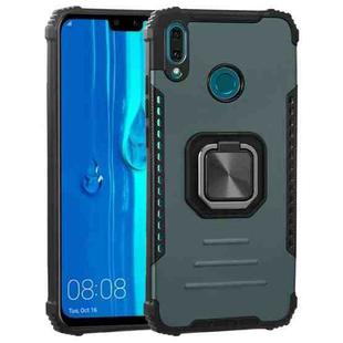For Huawei Y9 (2019) / Enjoy 9 Plus / Enjoy 20e Fierce Warrior Series Armor All-inclusive Shockproof Aluminum Alloy + TPU Protective Case with Ring Holder(Green)