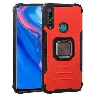 For Huawei Y9 Prime (2019) / Enjoy 10 Plus Fierce Warrior Series Armor All-inclusive Shockproof Aluminum Alloy + TPU Protective Case with Ring Holder(Red)