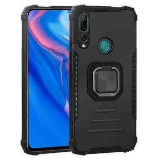For Huawei Y9 Prime (2019) / Enjoy 10 Plus Fierce Warrior Series Armor All-inclusive Shockproof Aluminum Alloy + TPU Protective Case with Ring Holder(Black)