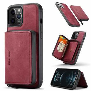 For iPhone 12 mini JEEHOOD Magnetic Zipper Horizontal Flip Leather Case with Holder & Card Slot & Wallet (Red)