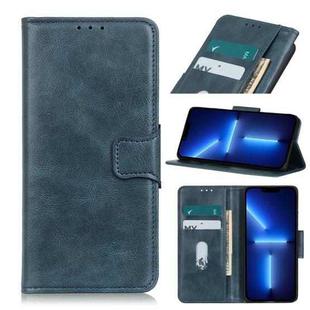 For iPhone 13 Pro Mirren Crazy Horse Texture Horizontal Flip Leather Case with Holder & Card Slots & Wallet (Blue)