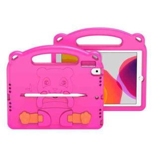 DUX DUCIS PANDA Series Shockproof EVA Protective Case with Handle & Holder & Pen Slot For iPad 10.2 2021 / 2020 / 2019(Pink)
