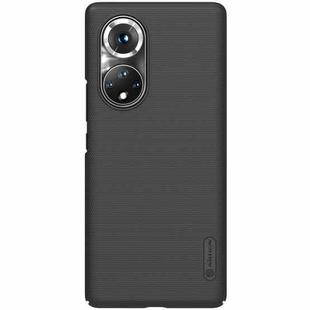 For Honor 50 Pro NILLKIN Frosted Concave-convex Texture PC Protective Case(Black)