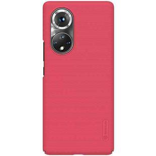 For Honor 50 Pro NILLKIN Frosted Concave-convex Texture PC Protective Case(Red)