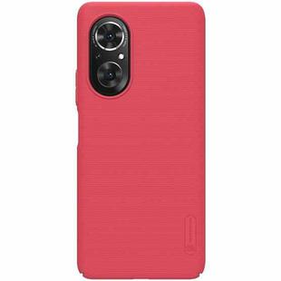 For Honor 50 SE NILLKIN Frosted Concave-convex Texture PC Protective Case(Red)