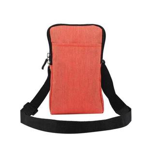 Universal Fashion Waterproof Casual Mobile Phone Waist Diagonal Bag For 7.2 inch and Below Phones(Orange)