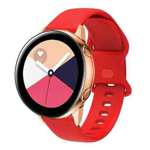 For Huawei Watch 3 / Watch 3 Pro Internal Reverse Buckle Silicone Watch Band, Size:22mm(Red)