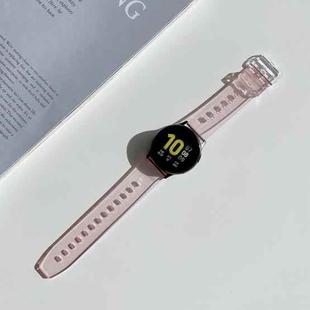 For Samsung Galaxy Watch 3 41mm Discoloration in Light TPU Watch Band(Pink)