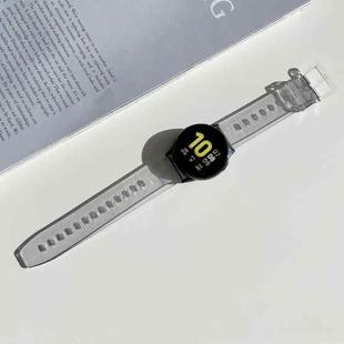 For Samsung Galaxy Watch 3 45mm Discoloration in Light TPU Watch Band(Black)