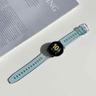 For Samsung Galaxy Watch 3 45mm Discoloration in Light TPU Watch Band(Green)