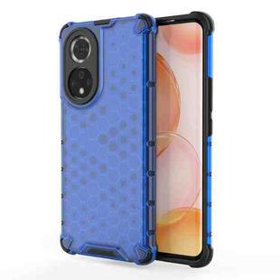 For Honor 50 Shockproof Honeycomb PC + TPU Protective Case(Blue)