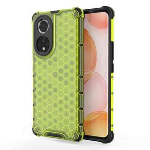 For Honor 50 Shockproof Honeycomb PC + TPU Protective Case(Green)