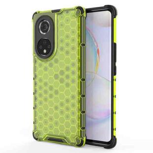 For Honor 50 Pro Shockproof Honeycomb PC + TPU Protective Case(Green)