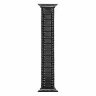 Aluminum Alloy Steel Watch Band For Apple Watch Series 8&7 41mm / SE 2&6&SE&5&4 40mm / 3&2&1 38mm(Black)
