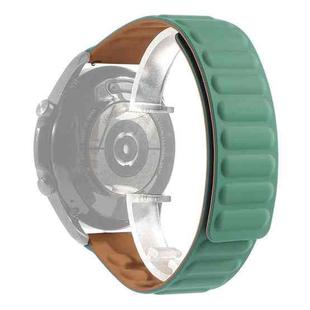 For Huawei Watch 3 / 3 Pro Silicone Magnetic Watch Band(Pine Needle Green)