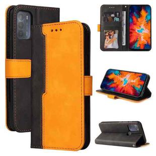 For Motorola Moto G50 Business Stitching-Color Horizontal Flip PU Leather Case with Holder & Card Slots & Photo Frame(Orange)