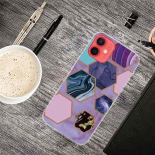 For iPhone 13 B Series Marble Pattern TPU Protective Case(GK-A6)