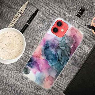 For iPhone 13 mini Abstract Marble Pattern TPU Protective Case (Abstract Multicolor)
