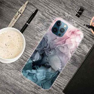 For iPhone 13 Pro Abstract Marble Pattern TPU Protective Case (Abstract Light Pink)