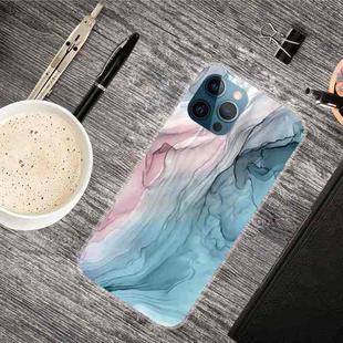 For iPhone 13 Pro Max Abstract Marble Pattern TPU Protective Case (Abstract Gray)