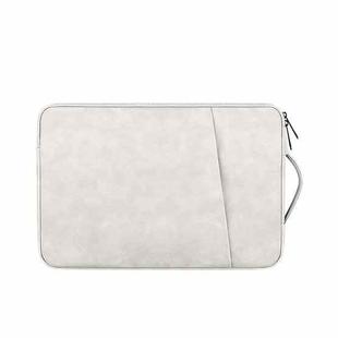 ND08 Sheepskin Notebook Iner Bag, Size:14.1-15.4 inch(Elegant Gray)