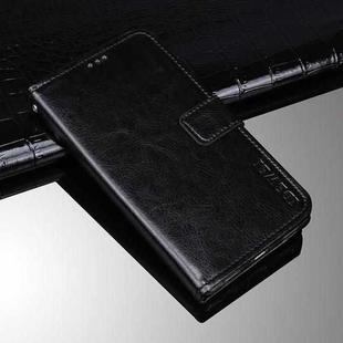 For Lenovo K13 idewei Crazy Horse Texture Horizontal Flip Leather Case with Holder & Card Slots & Wallet(Black)