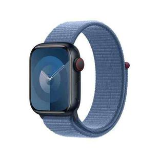 Loop Type Sport Watch Band For Apple Watch Series 9&8&7 41mm / SE 3&SE 2&6&SE&5&4 40mm / 3&2&1 38mm (Gray Blue)