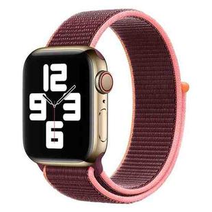 Loop Type Sport Watch Band For Apple Watch Series 9&8&7 41mm / SE 3&SE 2&6&SE&5&4 40mm / 3&2&1 38mm(Plum)