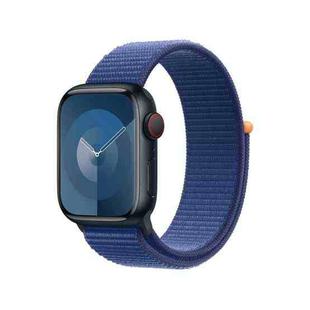 Loop Type Sport Watch Band For Apple Watch Series 9&8&7 41mm / SE 3&SE 2&6&SE&5&4 40mm / 3&2&1 38mm (Ocean Blue)