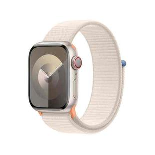 Loop Type Sport Watch Band For Apple Watch Series 9&8&7 41mm / SE 3&SE 2&6&SE&5&4 40mm / 3&2&1 38mm (Starlight)