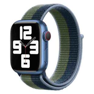 Loop Type Sport Watch Band For Apple Watch Ultra 49mm&Watch Ultra 2 49mm / Series 9&8&7 45mm / SE 3&SE 2&6&SE&5&4 44mm / 3&2&1 42mm (Blue Green)